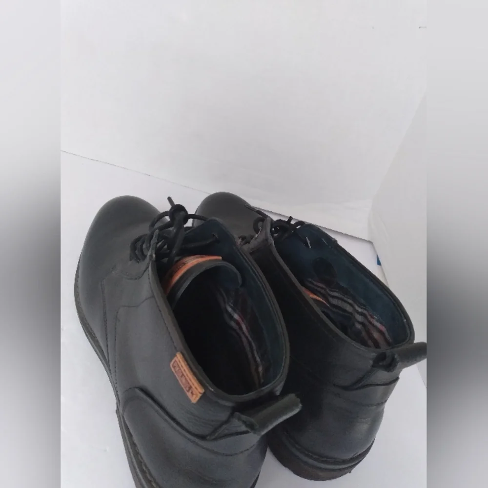 Classic Black Leather Chukka Boots‎ Casual Dress Ankle Boots Size 11